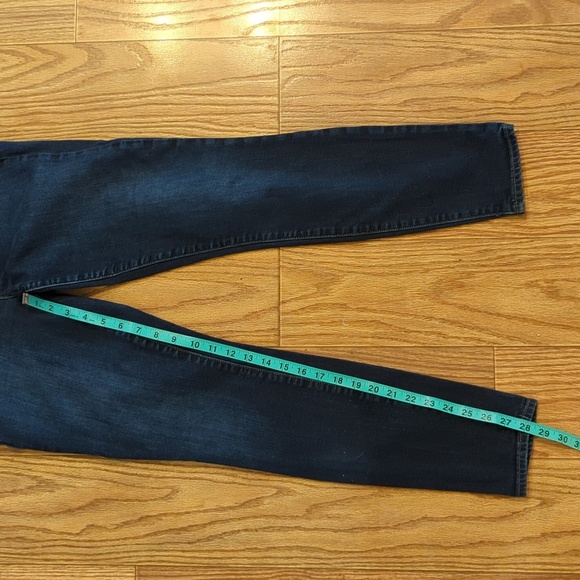 Gap Authentic True Skinny jeans dark wash mid-rise stretch women's size 28 - Picture 4 of 7